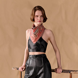 シルクバンダナ 《H・アンリュミネ》 - パープル | Hermès シルクバンダナ 《H・アンリュミネ》 - パープル | Hermès